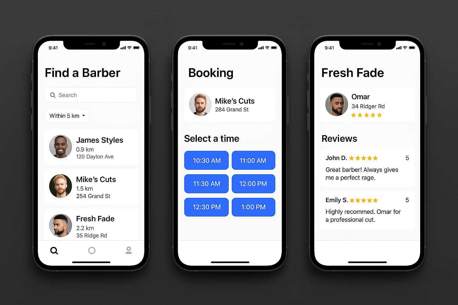 Barber Finder